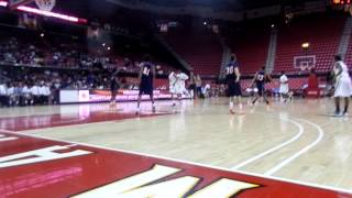 Dickson basket Reservoir/Potomac boys basketball Class 3A state semifinals 3/14/13