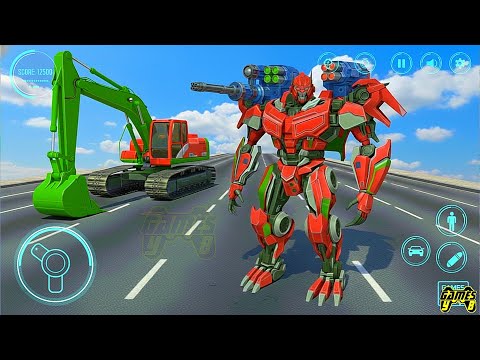 Excavator Robot transformers: Mech Multiple Transform Game Part 12 - Android Gameplay