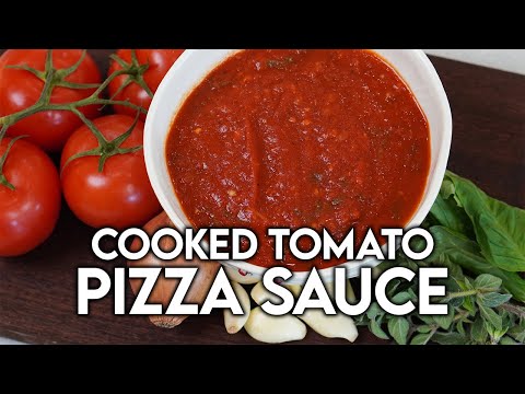 Cooked Tomato Pizza Sauce
