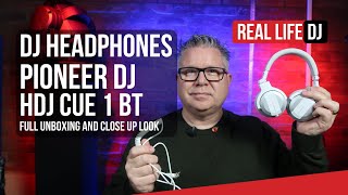 Video thumbnail for Pioneer DJ HDJ CUE1 BT Headphones Unboxing Up Close by Real Life DJ