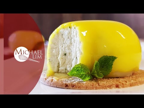 No Bake Mint & Lime Cheese Cake With Mirror Glaze Video