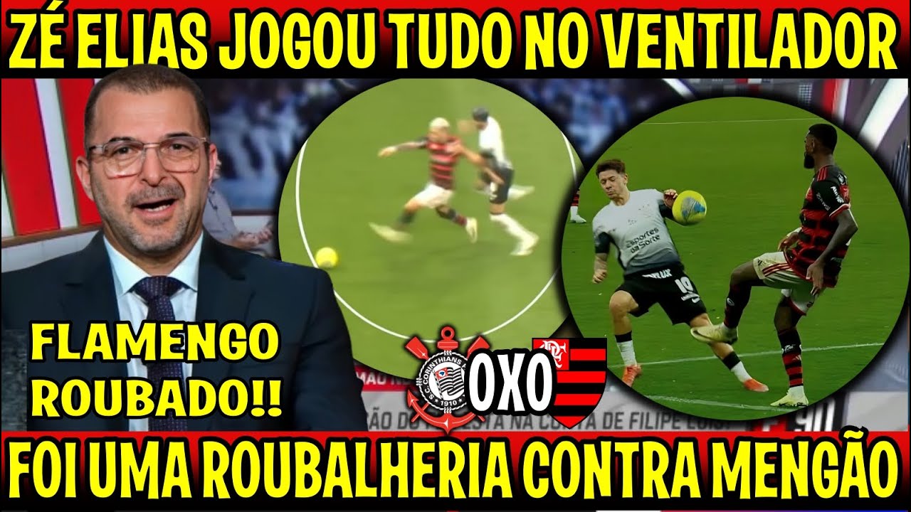 ZÉ ELIAS EXPÔS TUDO "O FLAMENGO MUITO PREJUDICADO PELA ARBITRAGEM" ESSES LANCES FORAM VERGONHOSO