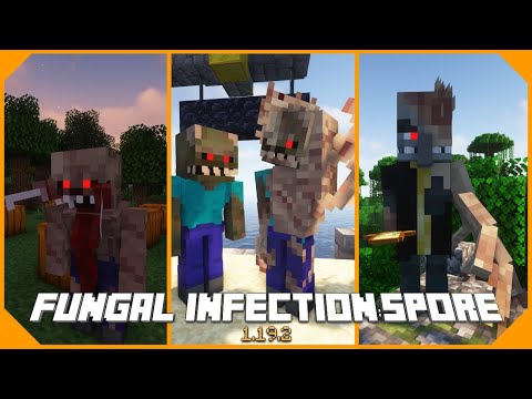 Spores Abomination! (Fungal Infection:Spore) - Minecraft Forge 1.19.2  Mod Showcase