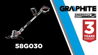 Graphite aku kosačka 58G030, 9000ot./m, 18V
