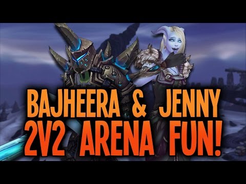 Bajheera & Jenny - Fury Warrior/Disc Priest 2v2 Arena Session - 6.0.3 Warrior PvP