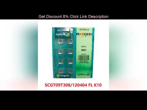 Deal SCGT09T308 SCGT120404 FL K10 SCGT 09T308 120404 Carbide Inserts Lathe Cutter CNC SCGT1204 Turn