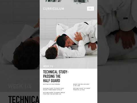 Technical Study: Passing the Half Guard 1 | Curriculum by Andy Murasaki