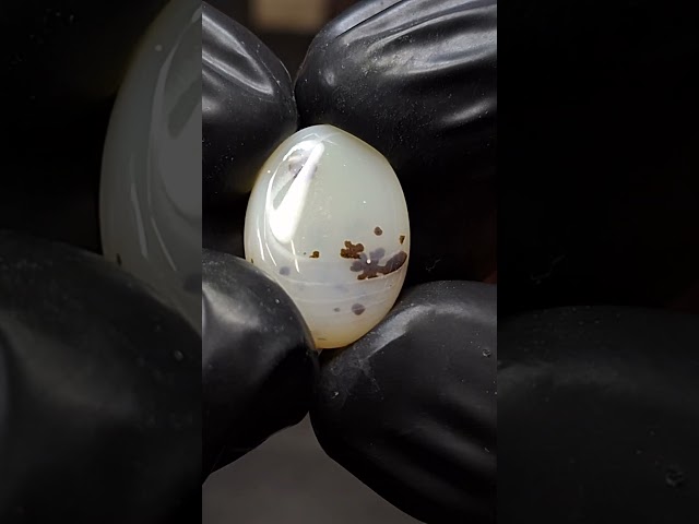 حجر عقيق شجري طبيعي