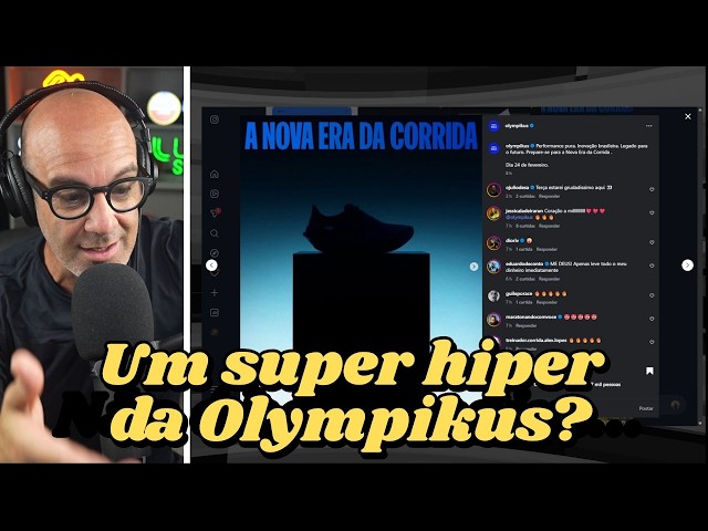 QUE TÊNIS SERÁ ESSE TAL de CORRE PACE (que a Olympikus vai lançar amanhã)?