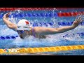 Zhang's dominant butterfly leg delivers China mixed medley relay gold ahead of USA, AUS | NBC Sports