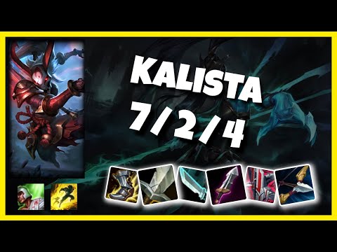 Kalista Gameplay Challenger Replay S11 - 10.25 Bot Lane (7/2/4) - BR