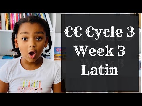 CC Cycle 3, Latin, Week 3