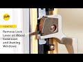 Removing Lock Lever on Wood Casement and Awning Windows