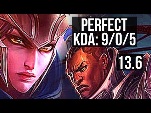 QUINN vs LUCIAN (TOP) | 9/0/5, Rank 3 Quinn, 1000+ games, Legendary | KR Challenger | 13.6