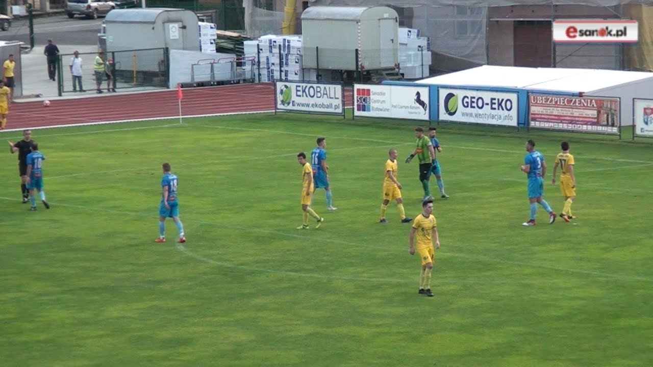 WIDEO: Ekoball Stal Sanok - Sokół Kolbuszowa Dolna 0-0 [SKRÓT MECZU]