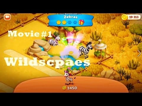 Wildscapes Movie #1 level 1- 10 HD walkthrough | elephants, tigers, lions, zebras | ios | android