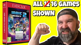 Evercade Indie Heroes Collection 2:  All 16 Games Shown