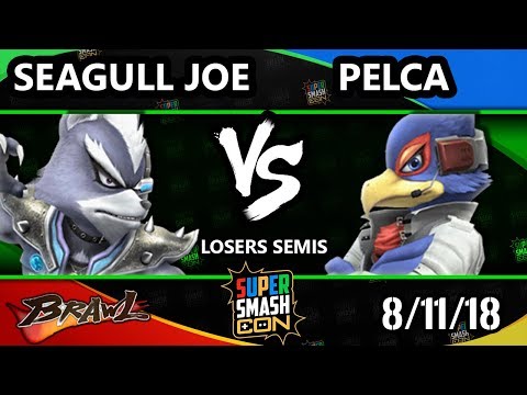 SSC 2018 SSBB - Pelca (Falco) Vs. Seagull Joe (Wolf) - Brawl Losers Semis
