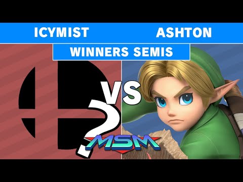MSM Online 22 - IcyMist (Random) Vs. Ashton (Young Link) Winners Semis - Smash Ultimate