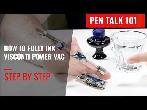 Visconti Power Vac - Complete Fill - (How to do it)