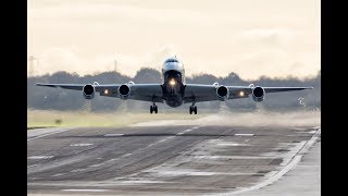 VERY RARE | Douglas DC-8 take-off from Birmingham Airport