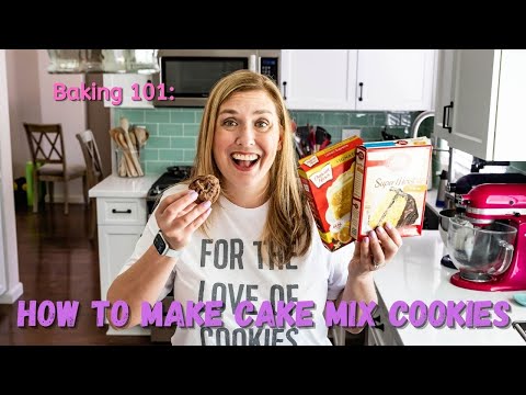 How to make Cake Mix Cookies with ANY mix and ANY flavor!