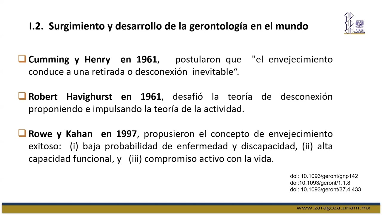 Visión de la Gerontología como profesión vinculatoria