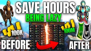 Save 100+ Hours & Make Money by Being Lazy in Runescape 3