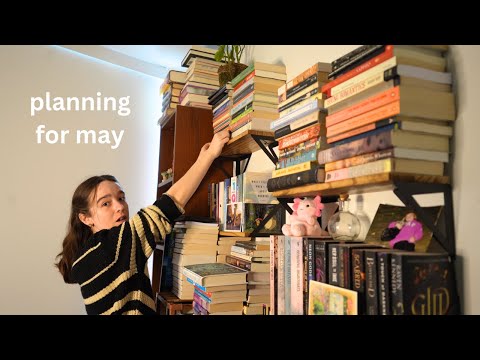 Plan a month of reading with me ✍???? journaling, bookshelf browsing, TBR