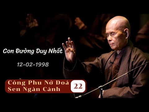 Bốn Lĩnh Vực Quán Niệm 01[CPNĐSNC 22] | TS Thích Nhất Hạnh(12-02-1998, Làng Mai)