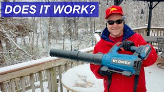 Can a Leaf Blower Actually Clear Snow? (I Tested It)