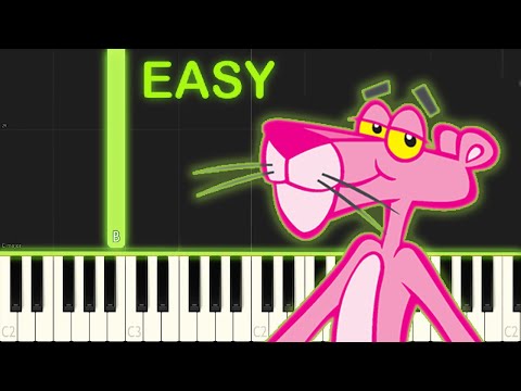THE PINK PANTHER - EASY Piano Tutorial
