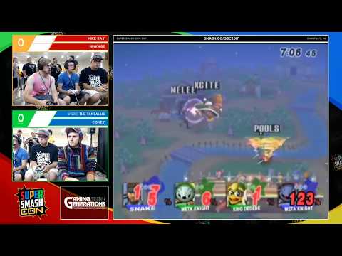 Super Smash Con 2017 - Mike Ray & Hinkage vs. The Tantalus & Coney - SSBB - Doubles Top 3, WF