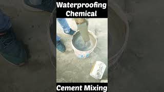 How to mix waterproofing chemical with cement/Global sandeep all india waterproofing specialist