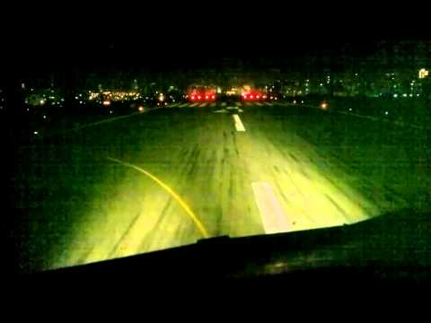 SBSP RWY35L - Congonhas APP ILS NIGHT (LASER ATTACK)