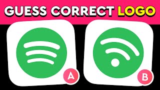 Spot the Correct Logo 🤔✅ | 30 Popular Logos Quiz