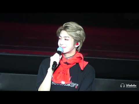 181010 MONSTA X World Tour in Osaka 형원 HYUNGWON Focus Ending Talk