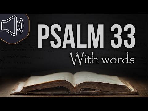 Psalm chapter 33 King James Version (KJV) Audio | Holy Bible reading