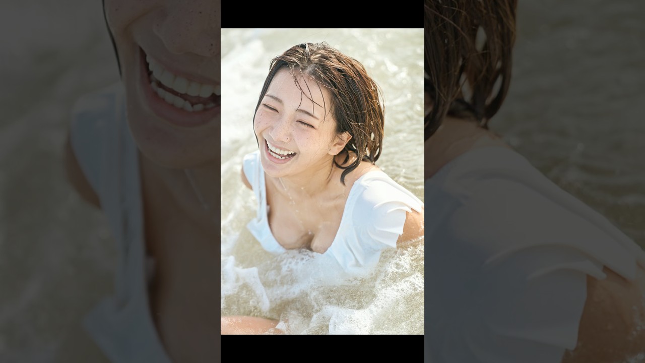 海でのグラビア写真の撮り方！ @rikohoshino420 #グラビア