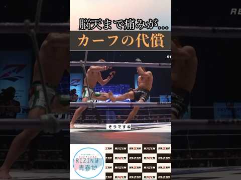 「二発で足が…」堀口の恐ろしいカーフキック【RIZIN40】 #rizin #mmafighter #堀口恭司