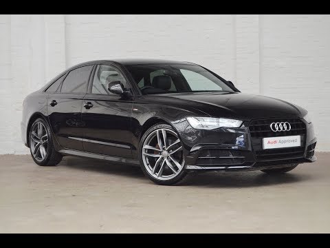GF17KBN AUDI A6 TDI ULTRA S LINE BLACK EDITION BLACK 2017, Slough Audi