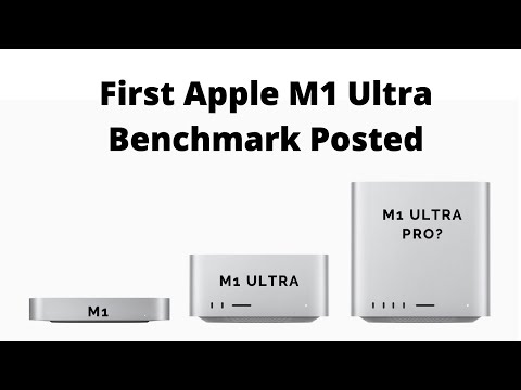 First Apple M1 Ultra Benchmark vs 3990X vs  i9-12900K