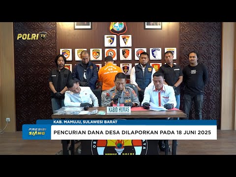 POLDA SULBAR UNGKAP KASUS PENCURIAN DANA DESA MENCAPAI RATUSAN JUTA