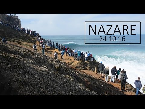 Nazare 24 Oct 2016 - First serious swell of the season