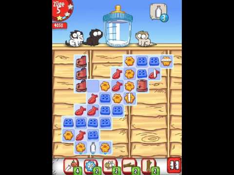 Simons Cat - Crunch Time - Level 129 - No Boosters (by match3news.com)