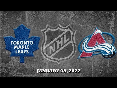 NHL Maple Leafs vs Avalanche | Jan.08, 2022