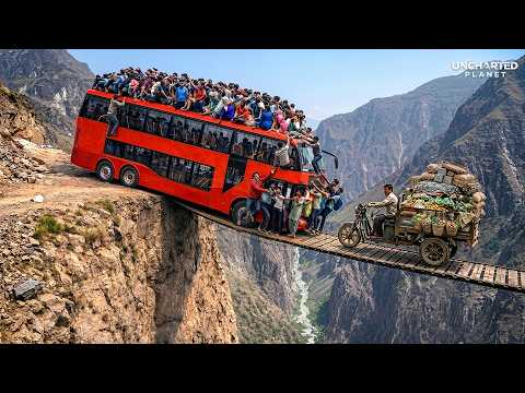 Impossible Places | World's Most Dangerous Roads and Bridges No One Dares to Touch Them | 4K Travel