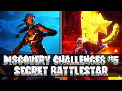 SECRET BATTLESTAR! Week 5 Discovery Challenges (Fortnite Season 8)