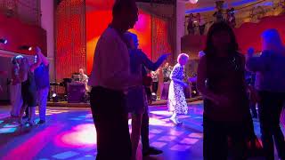 Cunard Queen Anne, June 2025. Soul and Motown night. QR musicians, Ain't No Mountain High Enough