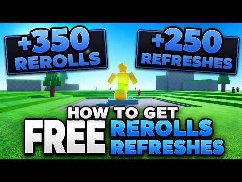 How to GET FREE REROLLS and REFRESHES in BUILD A SOCCER SQUAD Roblox